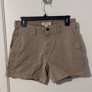 Goodthreads Woman’s Tan Khaki Shorts, size 29